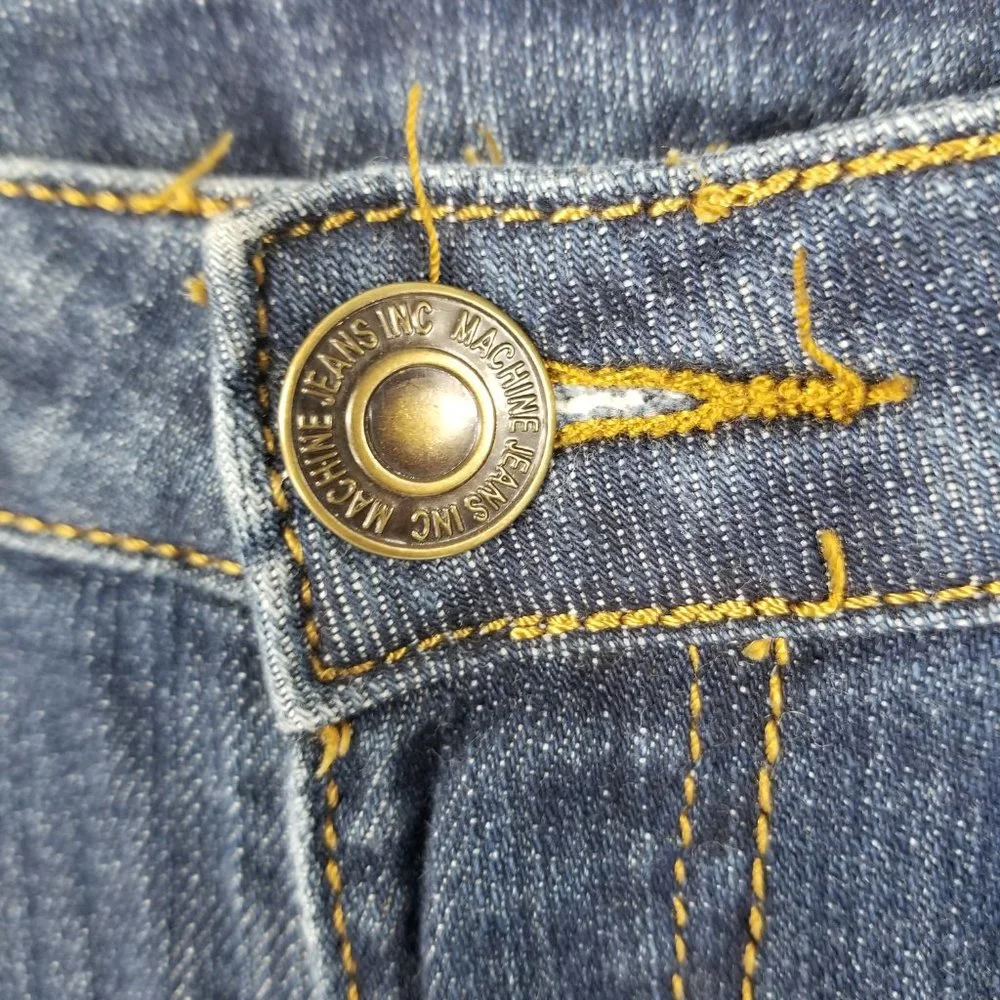 Machine Distressed Bootcut Jeans - Picture 4 of 11